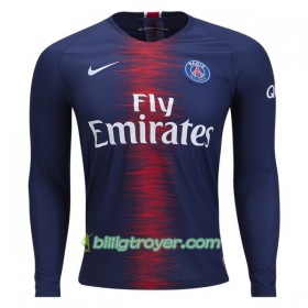 Billige Fotballdrakter Paris Saint-Germain Hjemmedraktsett 2018/19 Langermet